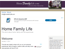 Tablet Screenshot of homefamilylife.com
